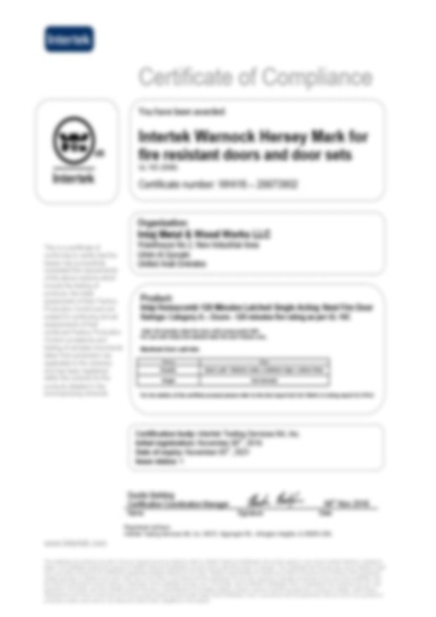 UL Test Certification
