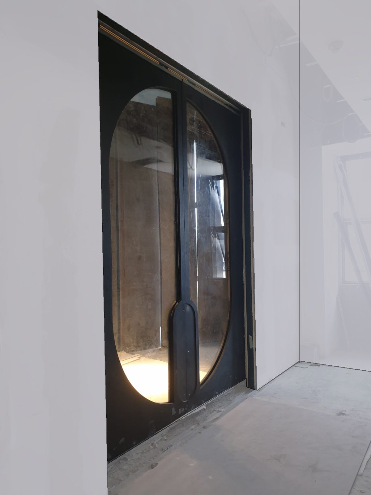 Installed automatic door at Hafary