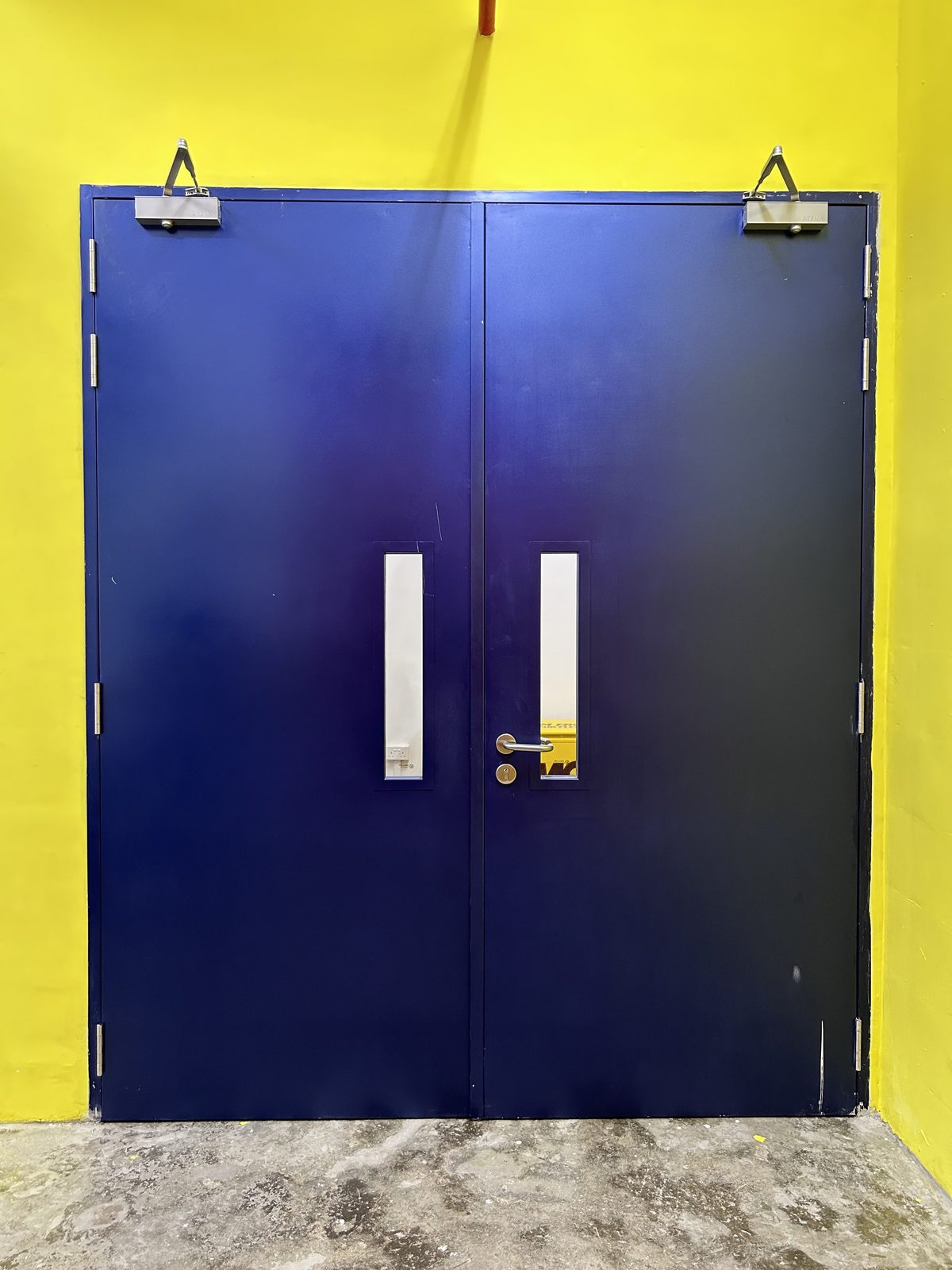 Metal door installation