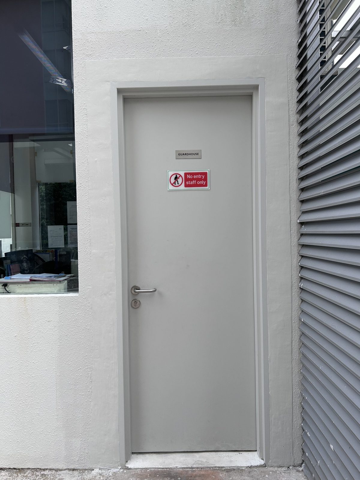 Metal door installation