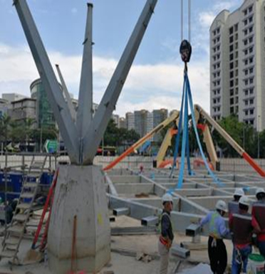 Steel Structural Truss Works for the Sengkang General Hospital gallery image